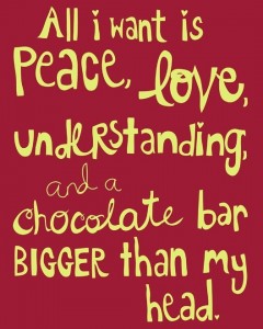 choc and peace