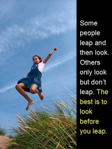  leap and look