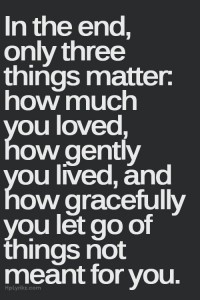 3 things matter