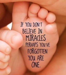 you are a miracle