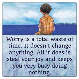 worry is a waste