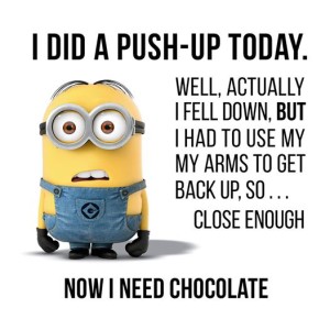  choc and pushup