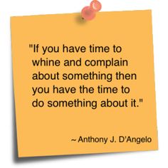 a complain do something