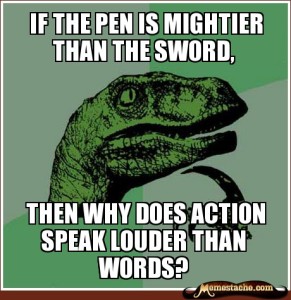 a pen sword
