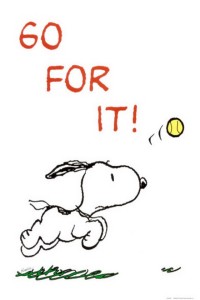 a go for it snoopy