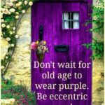 life lessons wear purple now