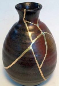 mended vase