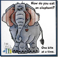 how to eat an elephant