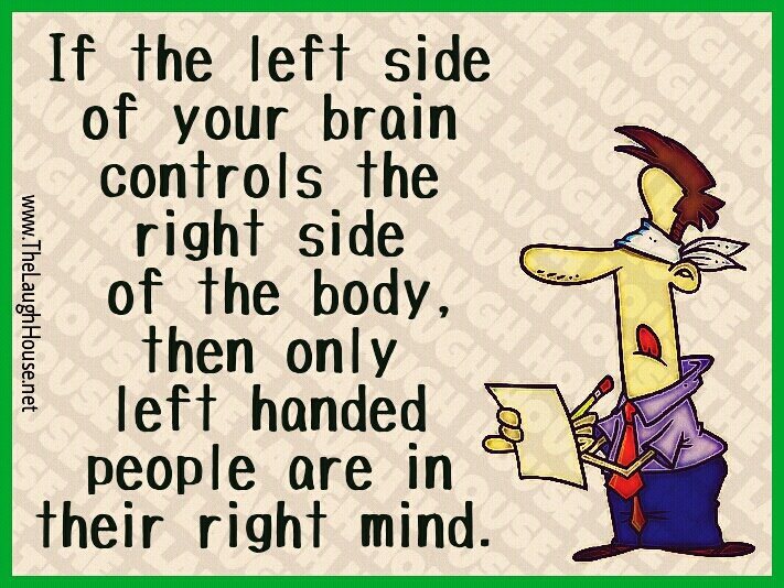 left handed – Wisdom Enough